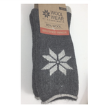 Icestar Thermal Terry Wool Socks, Dark Grey
