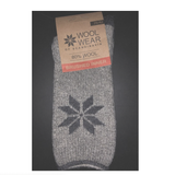 Icestar Thermal Terry Wool Socks, Light Grey