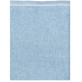 Terva Washed Linen Towel, White-Rainy Blue