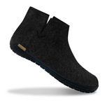 Glerups The Boot Charcoal - Black Rubber Sole (10140198109471)
