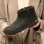 Glerups The Boot Charcoal - Black Rubber Sole (10140198109471)