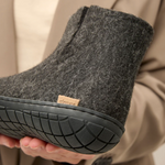 Glerups The Boot Charcoal - Black Rubber Sole (10140198109471)