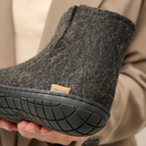Glerups The Boot Charcoal - Black Rubber Sole (10140198109471)