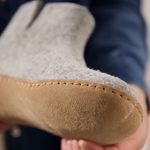 Glerups The Boot Grey - Leather Sole (10145784693023)