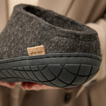 Glerups The Slip-On Charcoal - Black Rubber (10139337818399)
