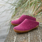 Glerups The Slip On Cranberry - Honey Rubber Sole (10100198474015)