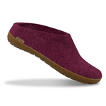 Glerups The Slip On Cranberry - Honey Rubber Sole (10100198474015)