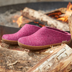 Glerups The Slip On Cranberry - Honey Rubber Sole (10100198474015)