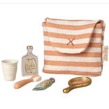 Maileg Toothbrush Set Mouse, Coral