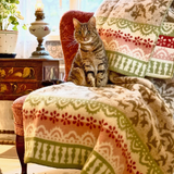 Torpet (The Cottage) 100% Wool Blanket, Multi