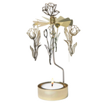 Tulip Tea Light Carousel Chime, Gold (10249578184991)