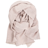 Tuula Merino Scarf, Beige-Rose