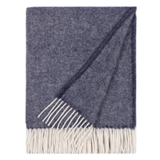 Uni 100% Wool Throw 140x180cm, Night Blue
