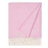 Uni 100% Wool Throw 140x180cm, Pink
