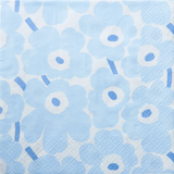 Marimekko Mini Unikko Serviette 20-Pack, Large Blue