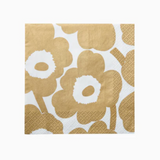 Marimekko Unikko Serviette 20-Pack, Small Gold