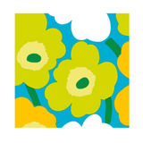 Marimekko Unikko Serviette 20-Pack, Small Blue-Green