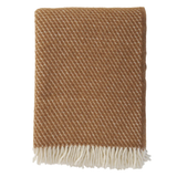 Klippan Velvet 100% Wool Throw, Mocha Mousse
