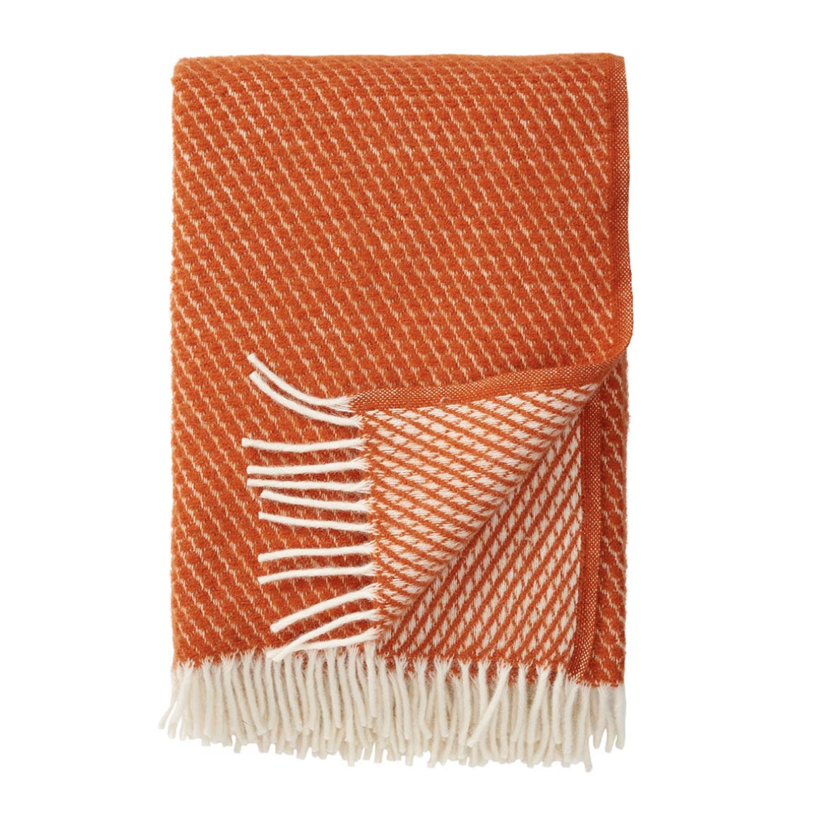 Klippan Velvet 100% Wool Throw, Rust (10064166158623)