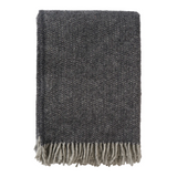 Klippan Vide 100% Swedish Wool Throw, Charcoal