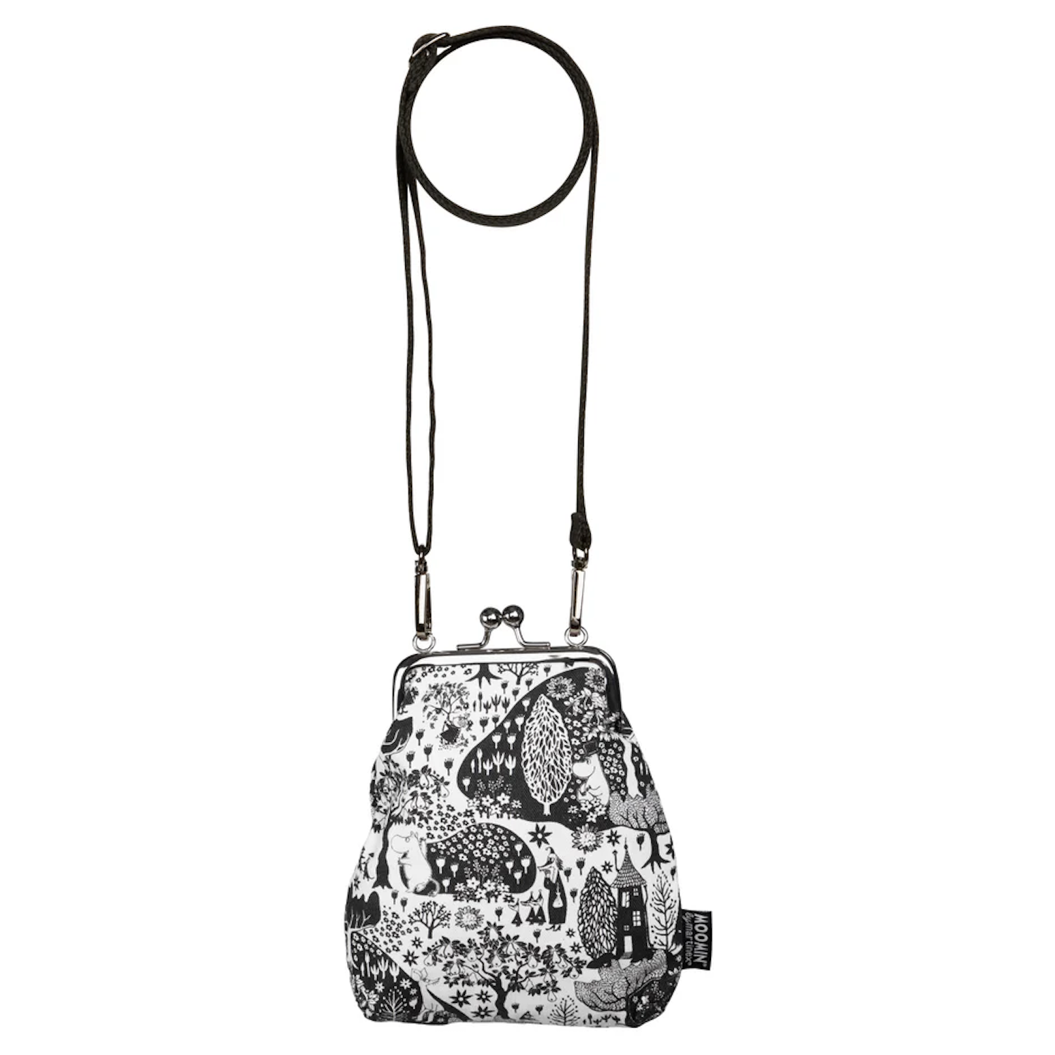 Moomin Vinssi+ Pouch Park, Black-White (10224812556575)