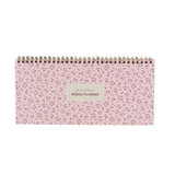 Weekly Planner, Flower Pink