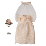 Maileg Wedding Dress Mum Mouse