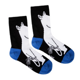 Witty Moomin Kids' Socks, Black