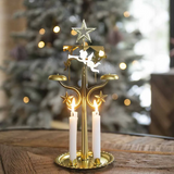 Scandinavian Angel Candle Carousel and Candles