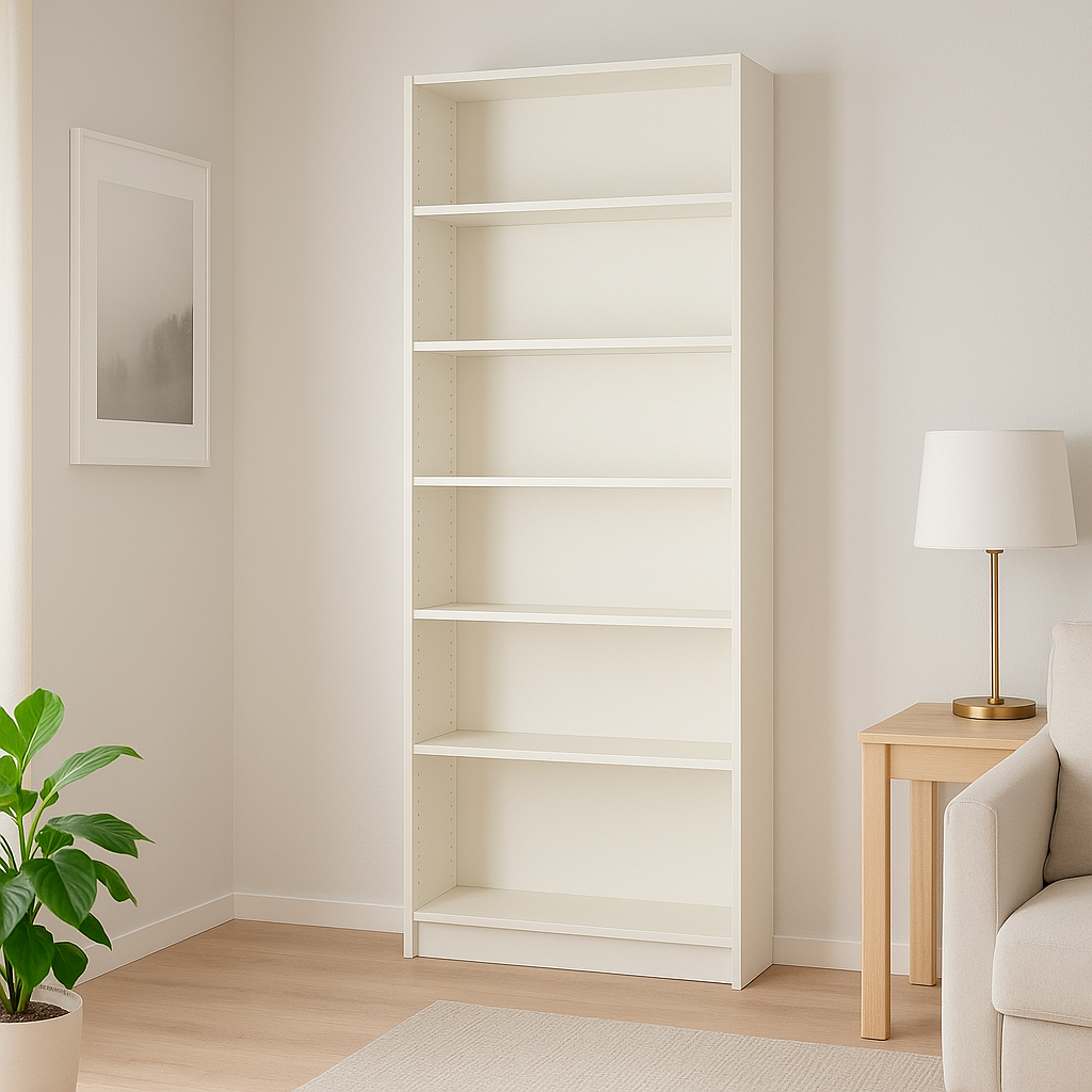 Ikea Billy Bookcase, 80x28x202cm, White (1968741646401)