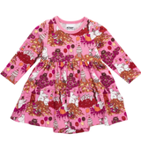 Moomin Festive Moments Baby Dress Long Sleeved, Pink