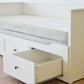 Ikea Hemnes Day-Bed with Storage including Asvang Mattress, 80x200cm x2. (8909035110687)