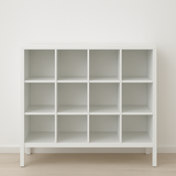 Ikea Kallax 3x4 Shelving Unit with Underframe, 147x129cm, White (10205806723359)