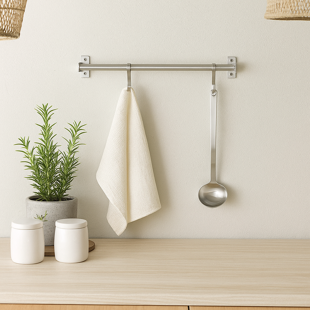 Ikea Kungsfors Stainless Steel Rail, 40cm (4514512306241)