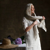 Favourite Lempi Washed Linen Scarf 70x200cm, Melange Linen (9787674099999)