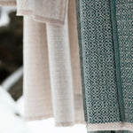 Koli Soft Merino Scarf 60x220cm, Beige-White (8709483888927)