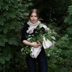Favourite  Lempi Washed Linen Scarf 35x200cm, Melange Linen (8709501452575)
