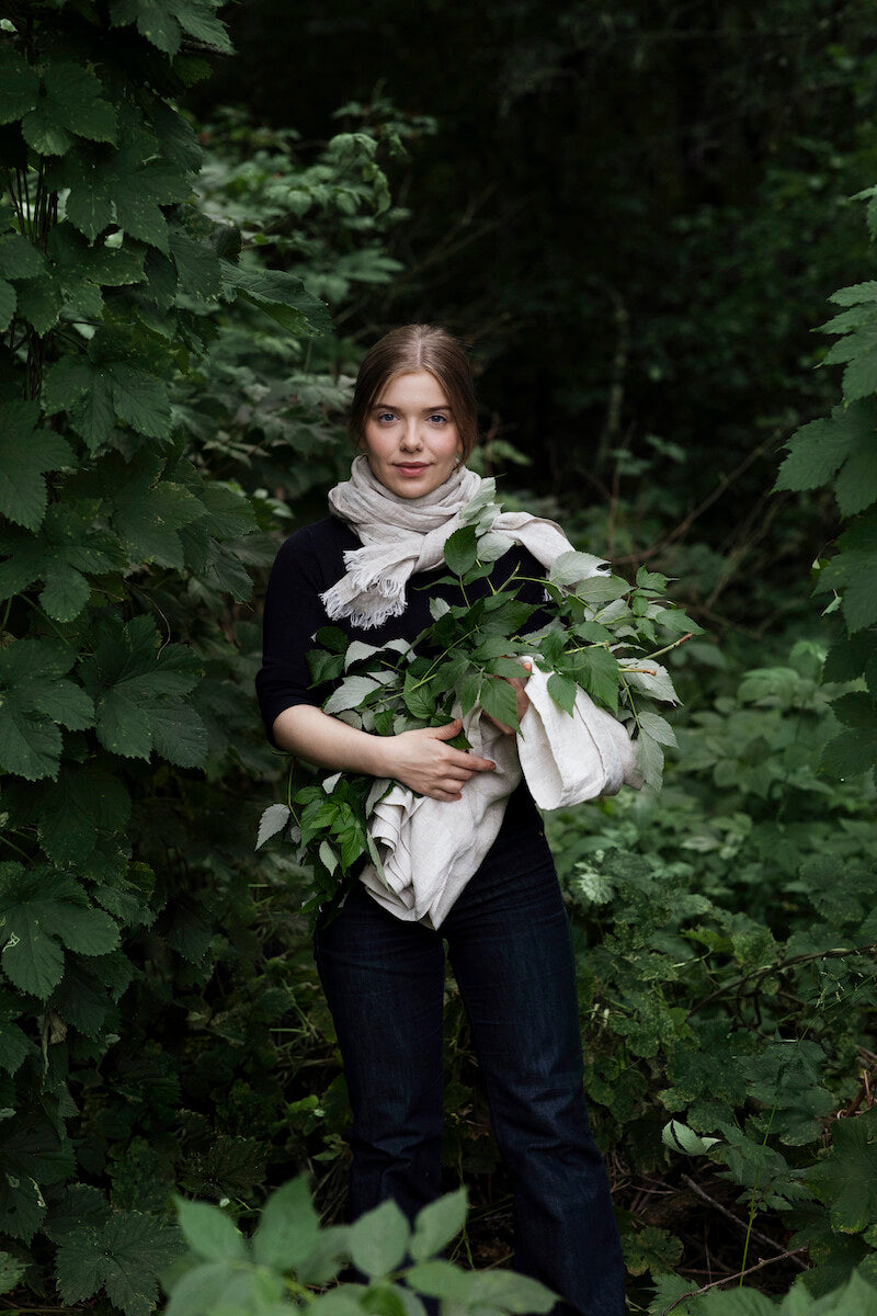 Favourite Lempi Washed Linen Scarf 70x200cm, Melange Linen (9787674099999)