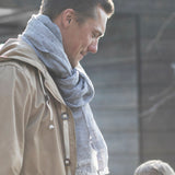 Favourite Lempi Washed Linen Scarf 35x200cm,  Melange Grey (8856887918879)