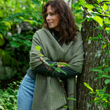 Koli Soft Merino Scarf 60x220cm, Beige-Olive (9188080746783)