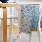 Code Koodi Washed Linen Tea Towel, Rainy Blue-Linen (9188927406367)