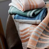 Toffee Washed Linen Tea Towel 48x70cm, Rust-Rose (9787713880351)