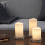 Ikea Adellovtrad LED Block Candles 3-Pack (10152962031903)
