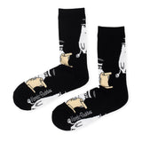 Moominpappa Reading Men Socks, Black (9536142016799)