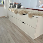 Ikea Nordli Chest of 4-Drawers, 160x54cm, White (8130889056543)