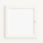Ikea Billy / Oxberg Glass Door, 40x35cm, White (4337349263425)