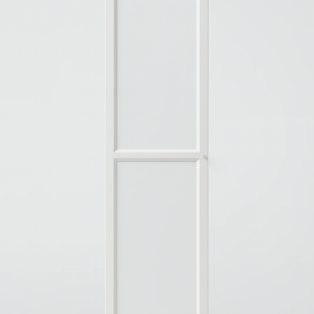 Ikea Billy / Oxberg Glass Door, 40x192cm, White (4337341595713)