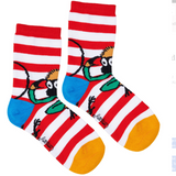 Pippi Socks Kids Socks - Double Pack, Blue/Red