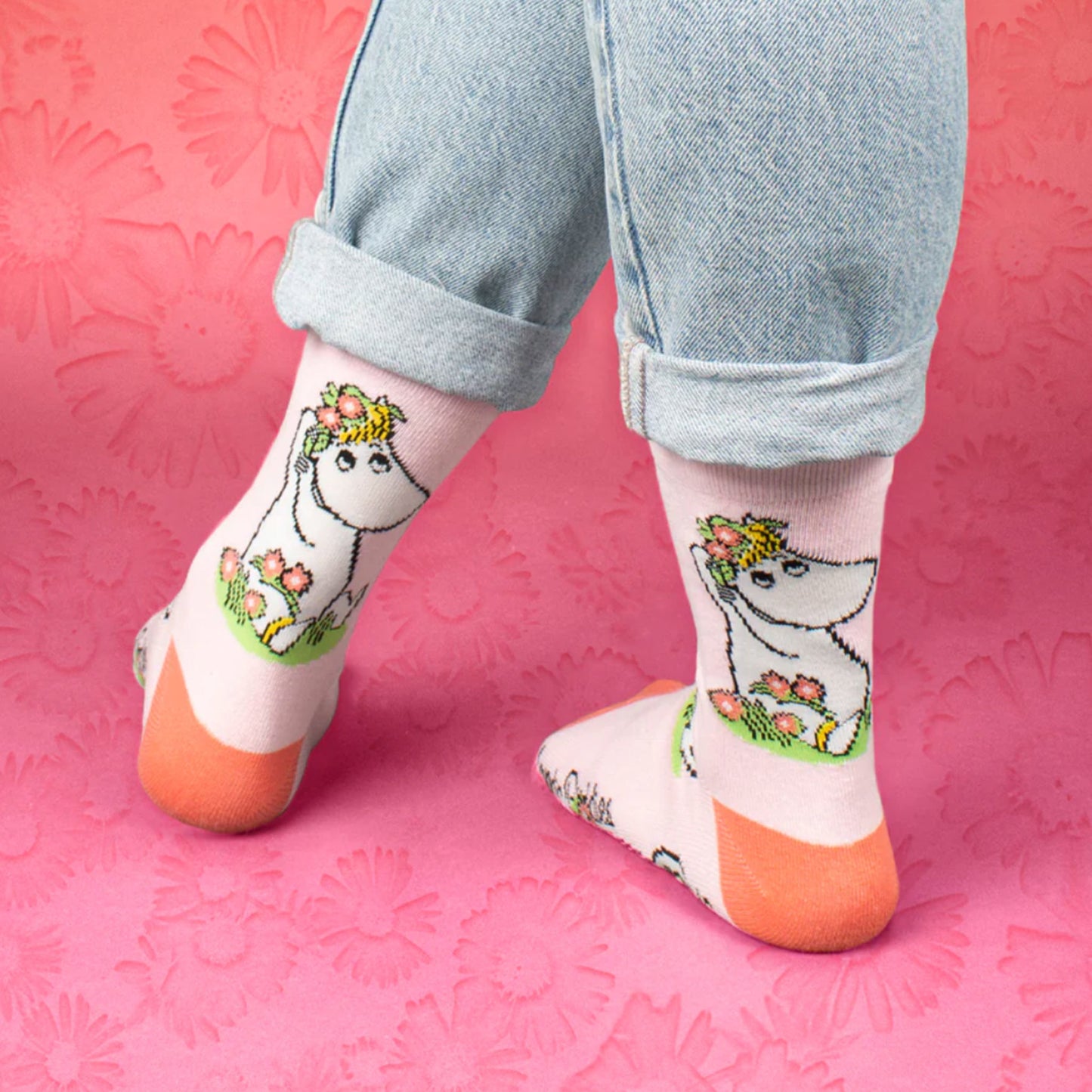 Snorkmaiden Summer Womens Socks, Pink (8334059929887)