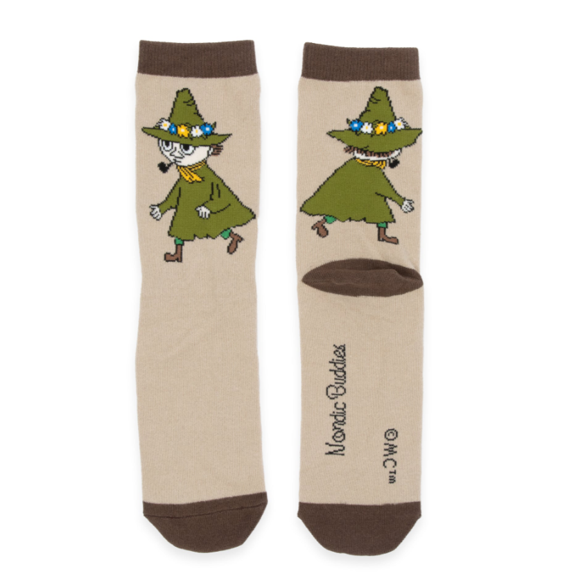 Snufkin Butt Women's Socks, Brown (10233797050655)